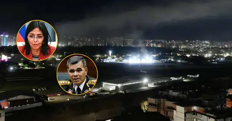 ভেনেজুয়েলার ভাইস প্রেসিডেন্ট ও সেনা প্রধান, মার্কিন হামলায় ক্ষতিগ্রস্ত কারাকাস